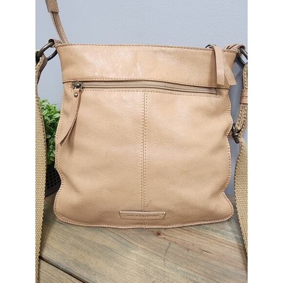 Lucky Brand Tan Leather Crossbody Purse - Picture 4 of 12